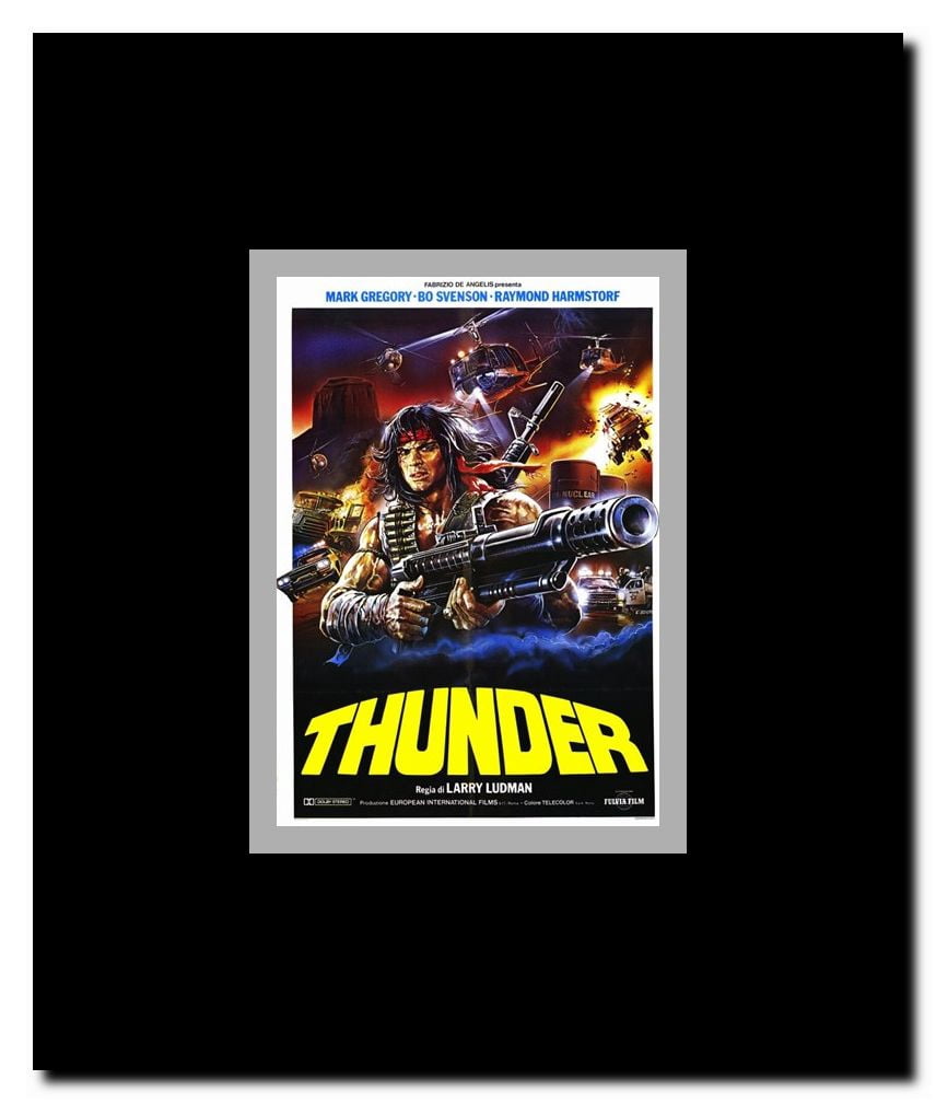 Thunder Framed Movie Poster