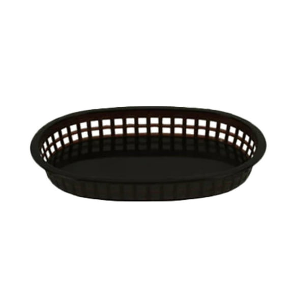 Thunder Group 10 3/4" OBLONG BASKET, BLACK 1 DOZEN