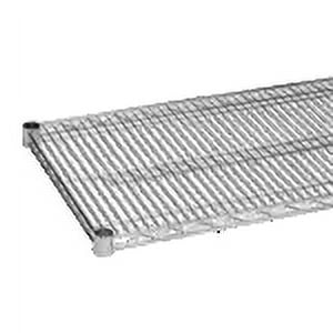 Thunder Group CMSV1836, 18"x36" Chrome Plated Wire Shelf with 4 Sets of Plastic Clips, 2/Case