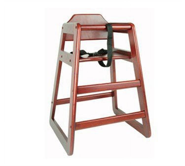 Thunder Group WDTHHC020, Mahogany Finish Wood High Chair