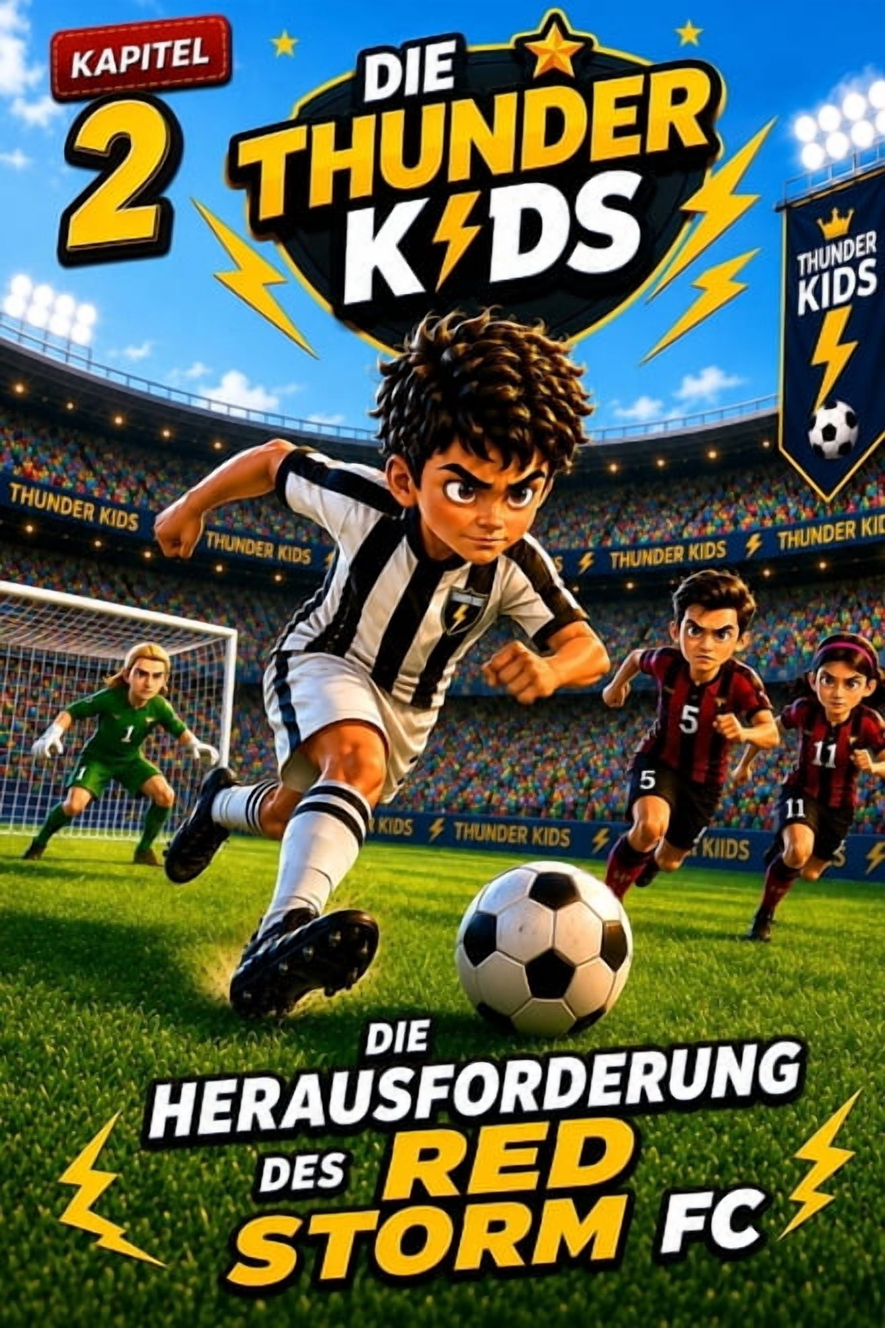 Thunder Kids 2: Die Herausforderung des Red Storm FC: Zweites Kapitel der Serie "Die Thunder Kids", (Paperback)
