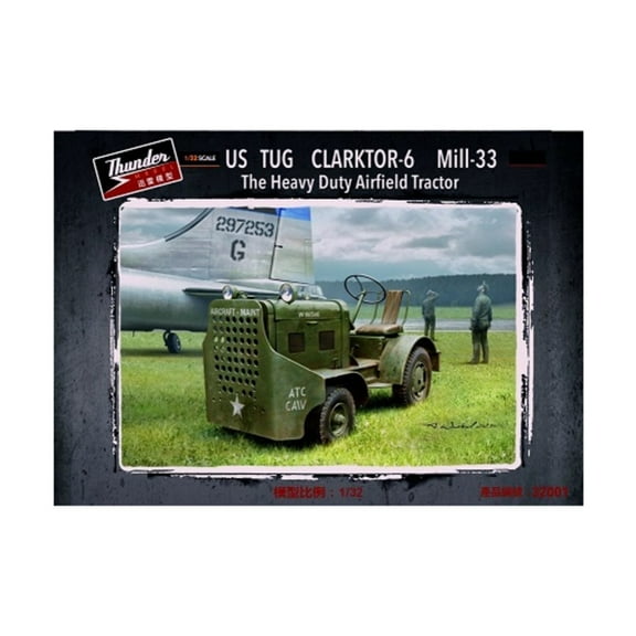 Thunder Model US Tug Clarktor 6, Mill-33 Heavy Duty Airfield Tractor New