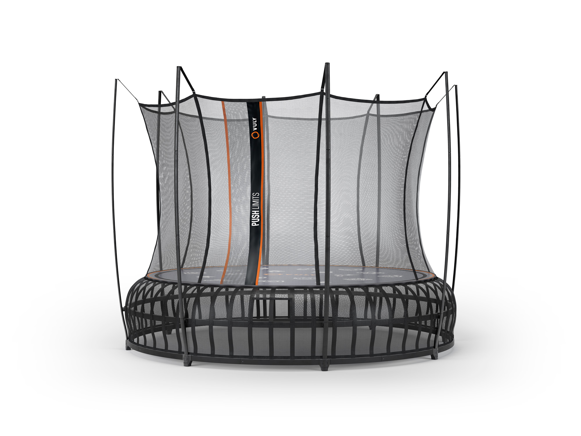 VULY 14ft Thunder Pro Trampoline Backyard Springless Trampoline with