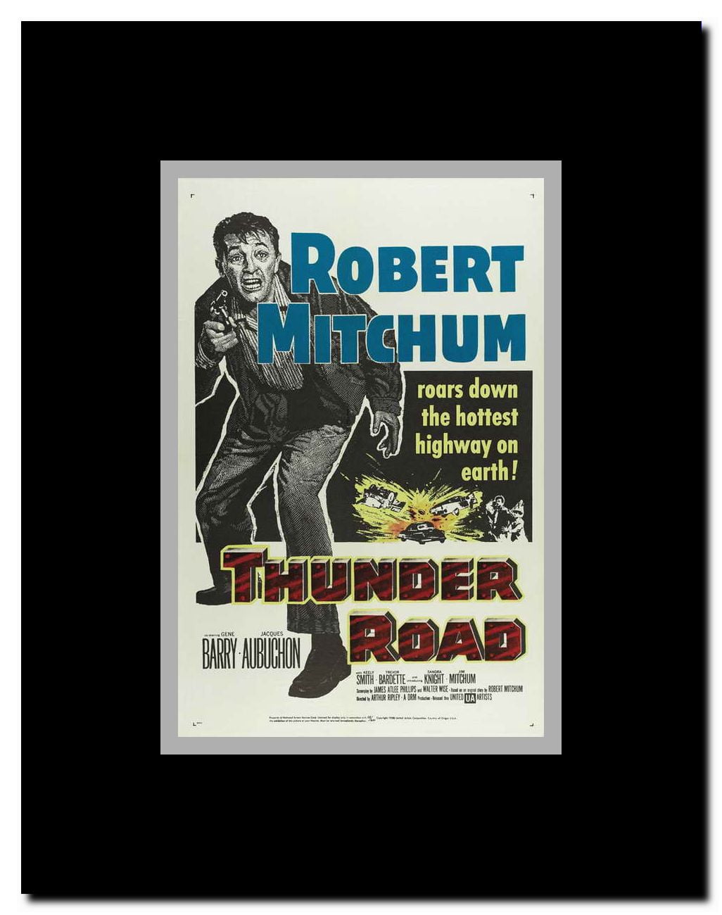 Thunder Road Framed Movie Poster