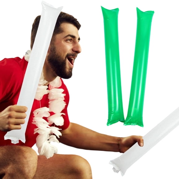 Thunder Sticks, Handheld Inflatable Clapper Noise Makers for Football Games, Sports Events, Celebrations, Pep Rallies & Parties