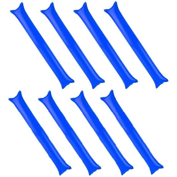 Thunder Sticks, Inflatable Stadium Noisemakers Bam Bam Cheer Sticks Blow Bar Inflatable Boom Sticks Noisemakers Stick Basketball Football Noisemakers Party Favors (Blue)