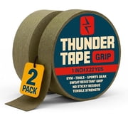 Thunder Tape Grip Tape   2 Roll Pack ODG Green   Cloth Grip Tape for Sports, Outdoor & Tools   1  x 66 Ft   Non-Reflective, Weather-Resistant