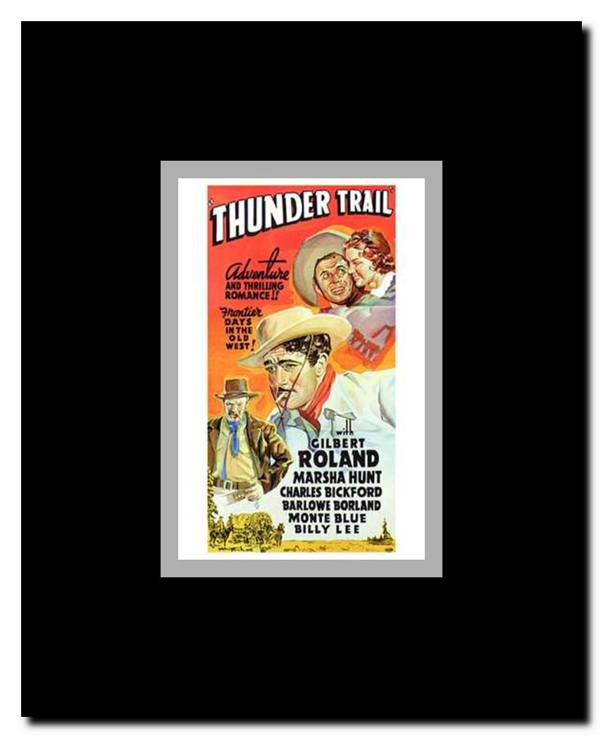 Thunder Trail Framed Movie Poster
