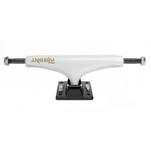Thunder Trucks OG Script Logo White Gold 147 HI Set