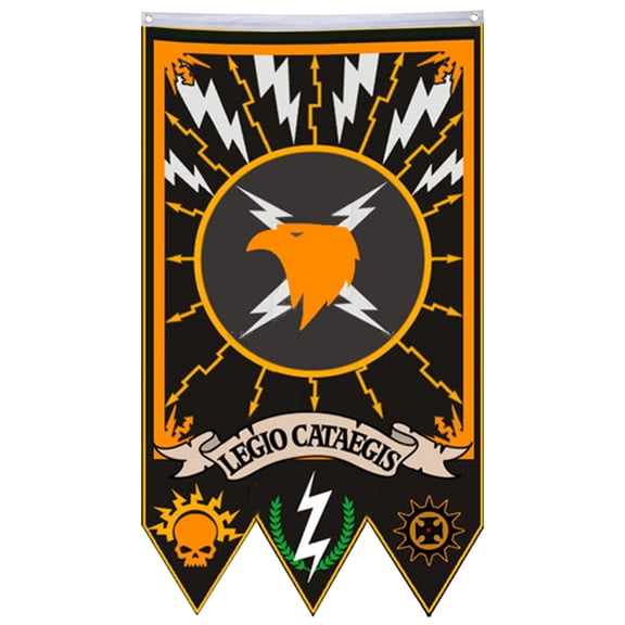 Thunder Warriors Legion Cataegis Flag Banner Home Yard Garden Decor 30x50 inch