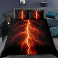 thumbnail image 1 of Thunder and Lightning Duvet Cover Set Cloud Natural Disaster Landscape Bedding Set for Kid Teen Adult Polyester Comforter Cover, 1 of 5
