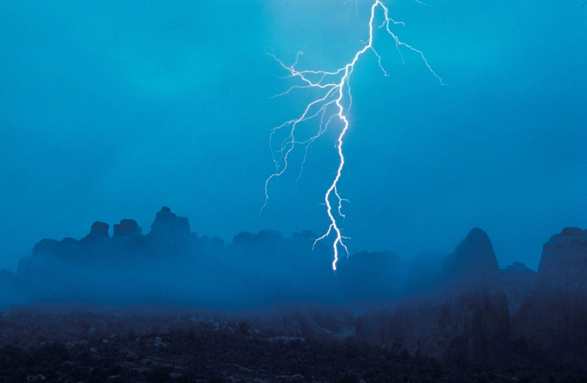 Thunder in the Sky Arches National Park Utah USA Canvas Art - Panoramic Images (24 x 36)