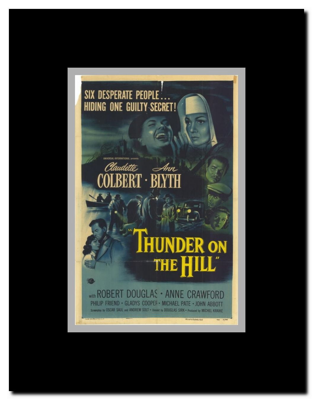 Thunder on the Hill Framed Movie Poster