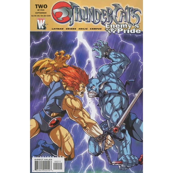 ThunderCats: Enemy's Pride #2 VF ; WildStorm Comic Book