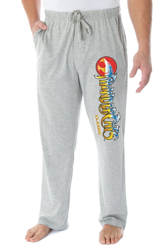 ThunderCats Men's Classic Cartoon Logo Adult Loungewear Sleep Pajama Pants