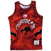 ThunderCats Mens Headgear Classics Premium Embroidered Basketball Jersey Small, Red