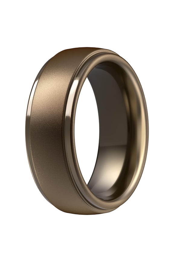 Silicone Men’s Wedding Rings, 10mm Wide 2.5mm Thick Rubber Wedding Bands