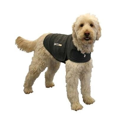 ThunderWorks ThunderShirt Classic Dog Anxiety Jacket, Small, Heather Gray
