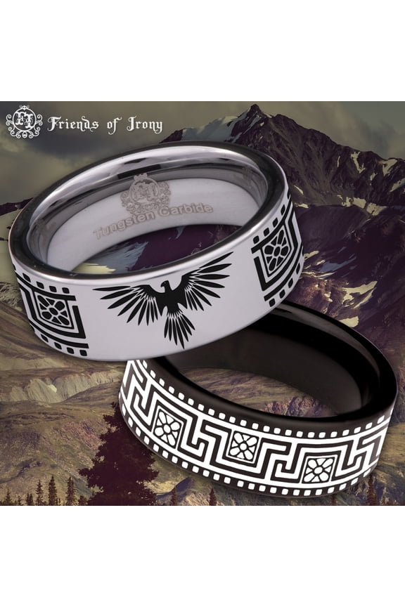 Thunderbird Tungsten Carbide Ring