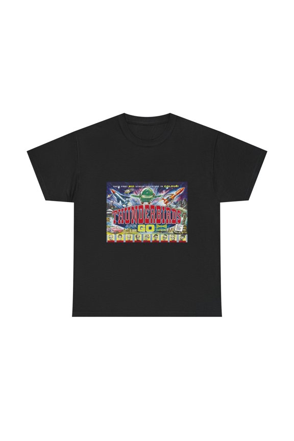 Thunderbirds Are Go (1966) Vintage Sci-fi Movie Poster T-shirt