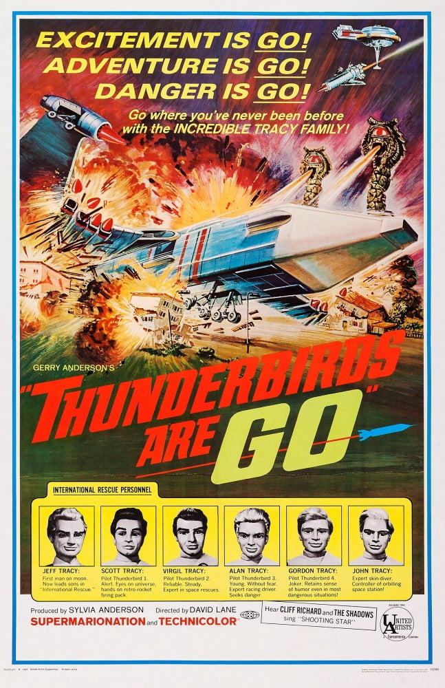 Thunderbirds Are Go Canvas Art - (24 x 36)