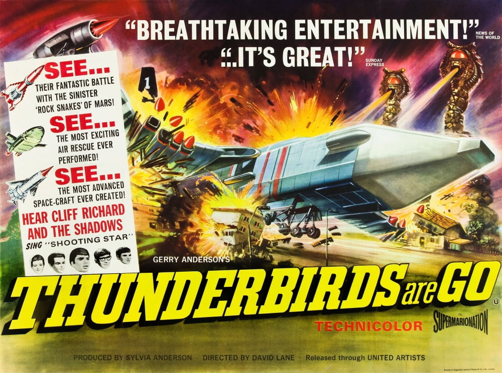 Thunderbirds Are Go Canvas Art -  (28 x 22)