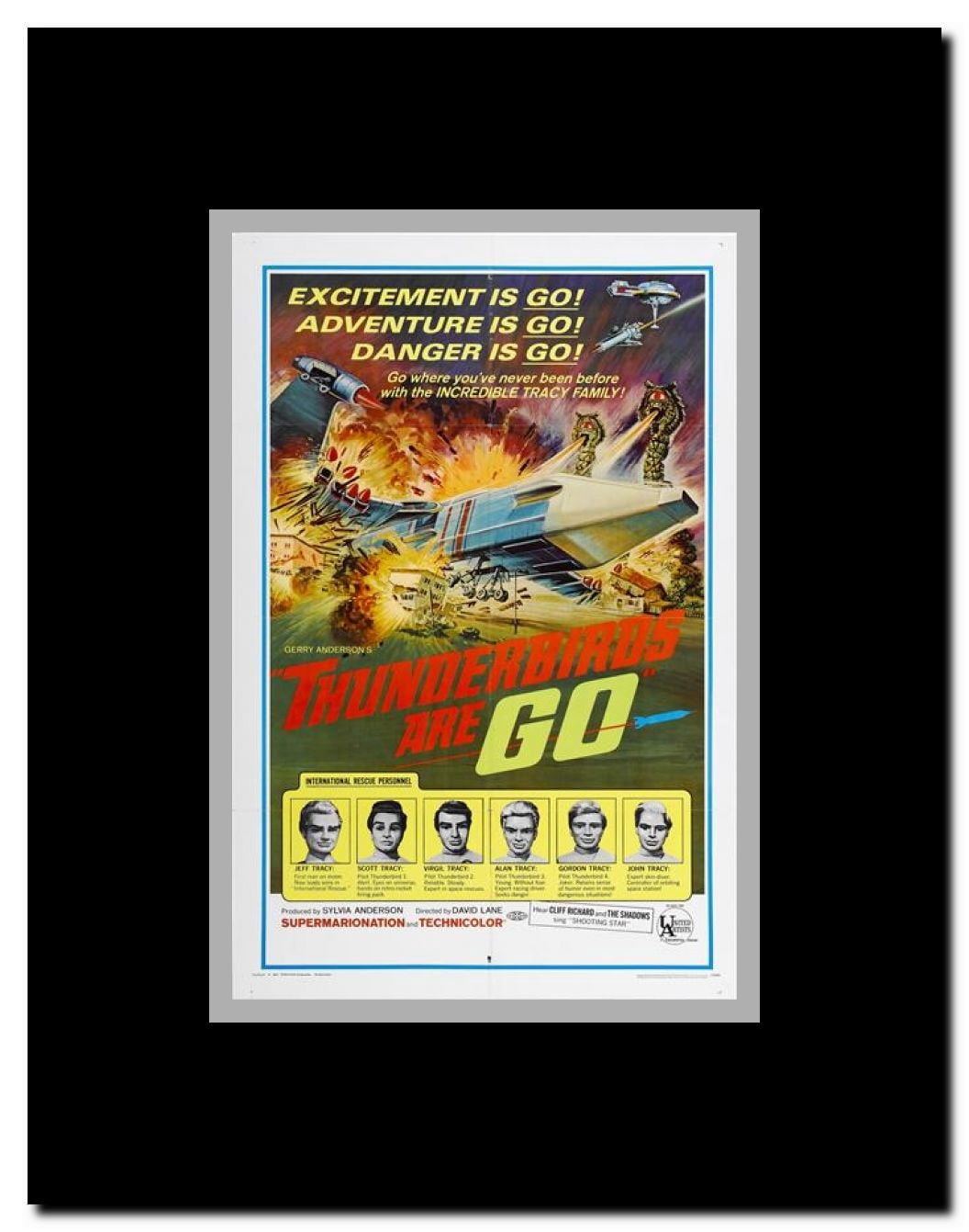 Thunderbirds Are Go Framed Movie Poster