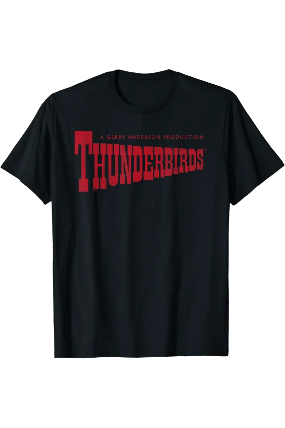 Thunderbirds Classic Text Logo T-Shirt