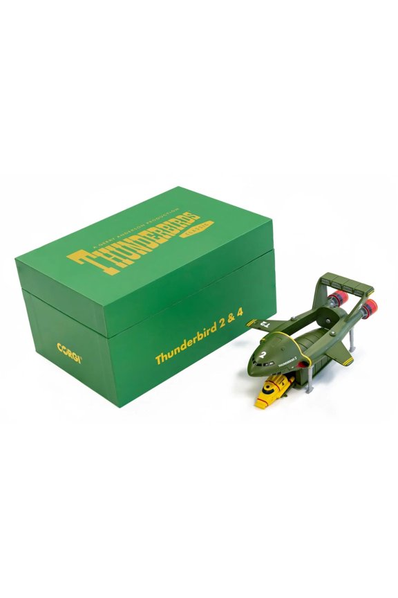 Thunderbird 2 Aircraft & Thunderbird 4 Submarine "Thunderbirds" (1965-1966) TV Series "F.A.B. Collection" Diecast Model by Corgi
