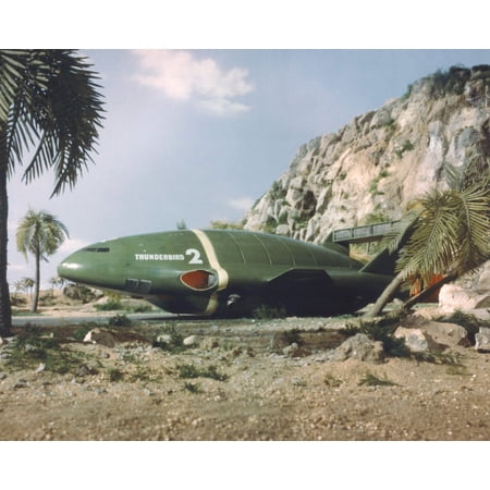 Thunderbirds Thunderbird 2 On International Rescue Island Launchpad 24X36 Classic Hollywood Poster