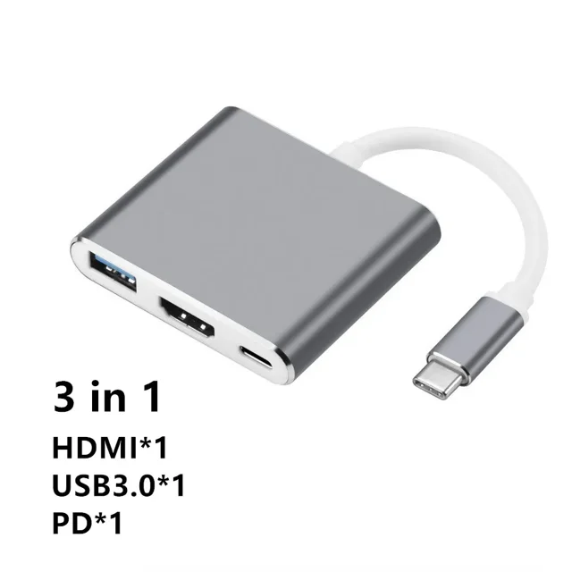 Thunderbolt 3 Adapter USB Type C Hub HDMI compatible 4K support Samsung