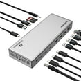 thumbnail image 1 of Thunderbolt 4 Dock Station, 98W Charging 8K USB Dock with TBT 4, USB-A/USB-C, 2.5GbE, SD read, Audio, 1 of 10
