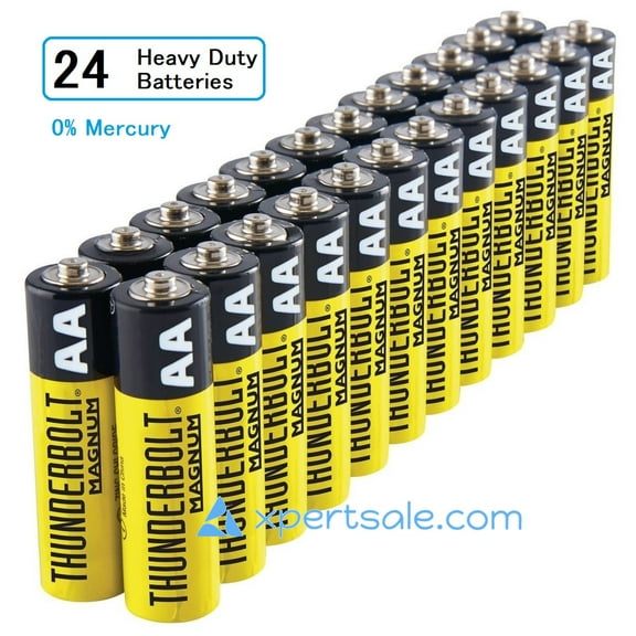 Thunderbolt AA Heavy Duty Batteries 24 Pk