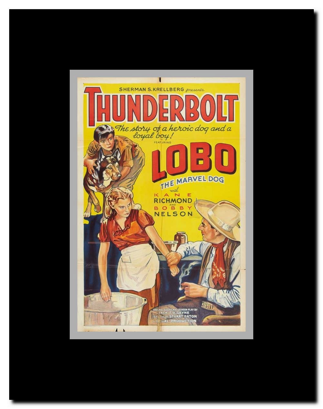 Thunderbolt Framed Movie Poster