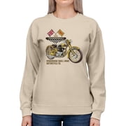 Thunderbolt Motorcycle Co. Sweatshirt Women -BSA Designs, Female XX-Large