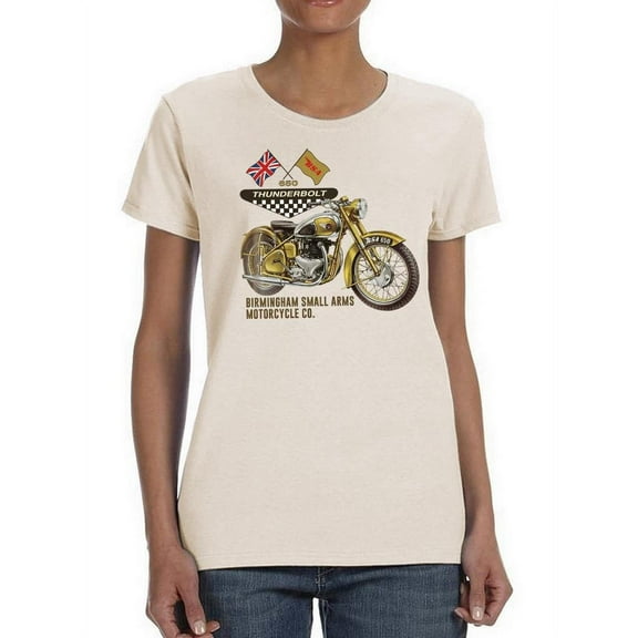 Thunderbolt Motorcycle Co. T-Shirt Women -BSA Designs, Female 3X-Large