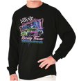 thumbnail image 1 of Thunderbolt Stock Car Racing Team Men's Long Sleeve Tee T Shirt Brisco Brands S, 1 of 6