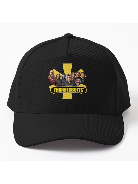 Thunderbolt Superhero Essential Baseball Cap, Classic Hero Graphic Hat Style