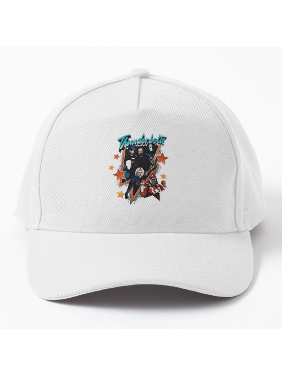 Thunderbolt Superheroes Baseball Cap, Hero Graphic Design, Classic Casual Hat Style