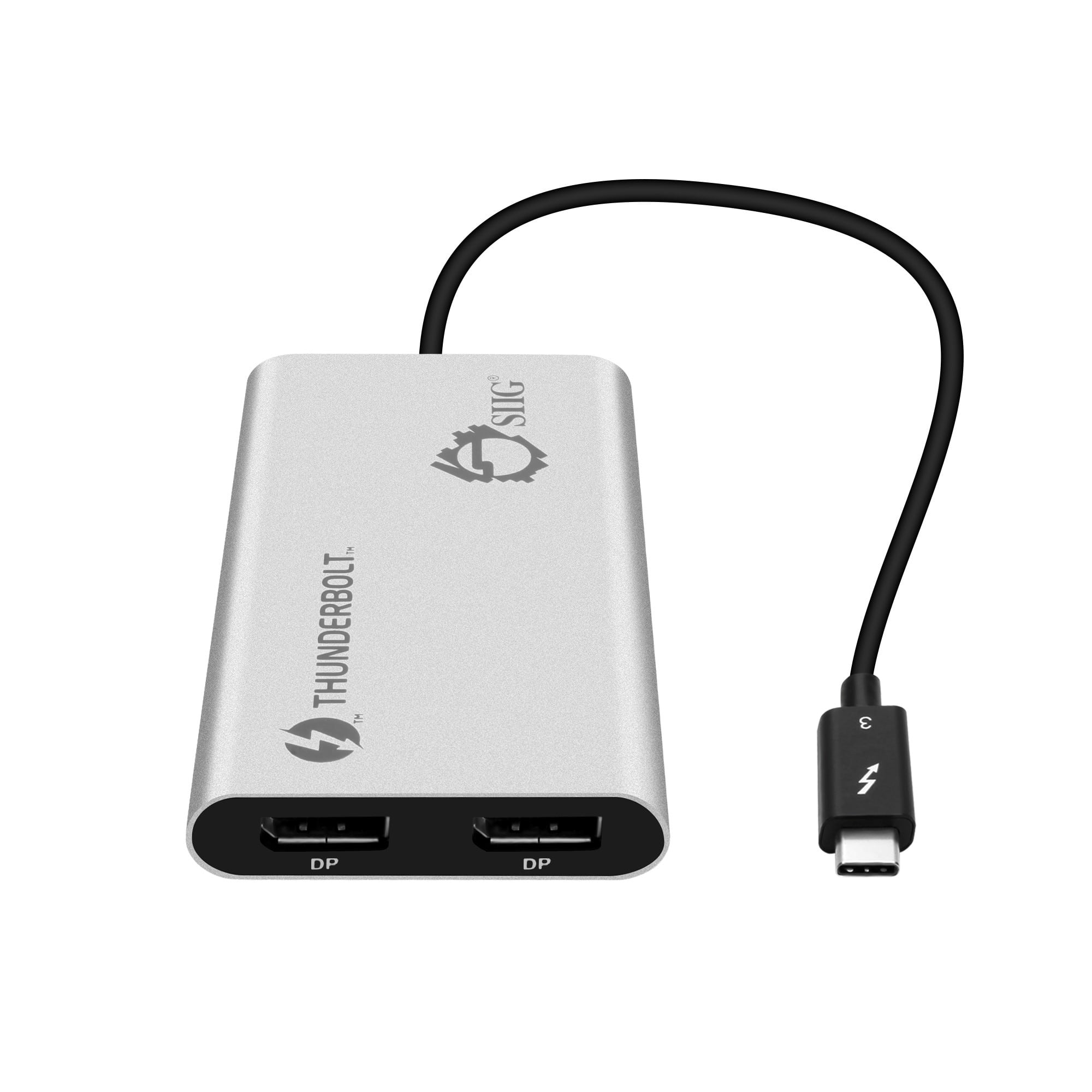 Thunderbolt V3 (USBC) to Dual DisplayPort Adapter