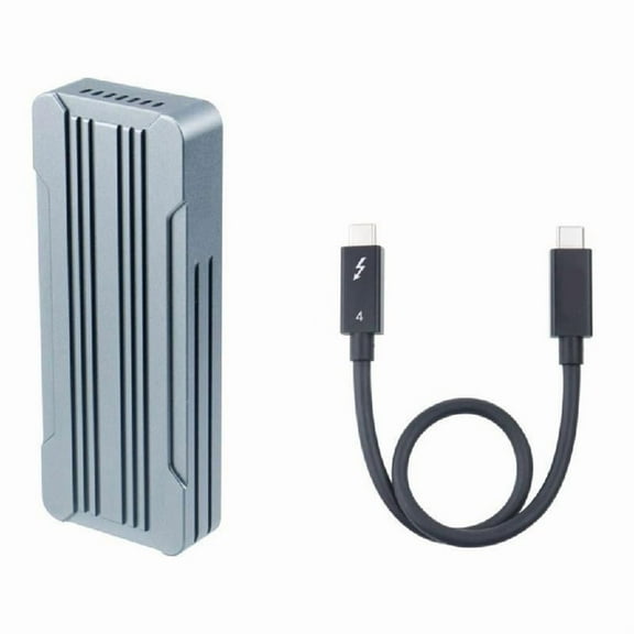 Thunderboltcompatible 3/4 Hard Drive Enclosure Usb4 40Gbps 2700MB Support