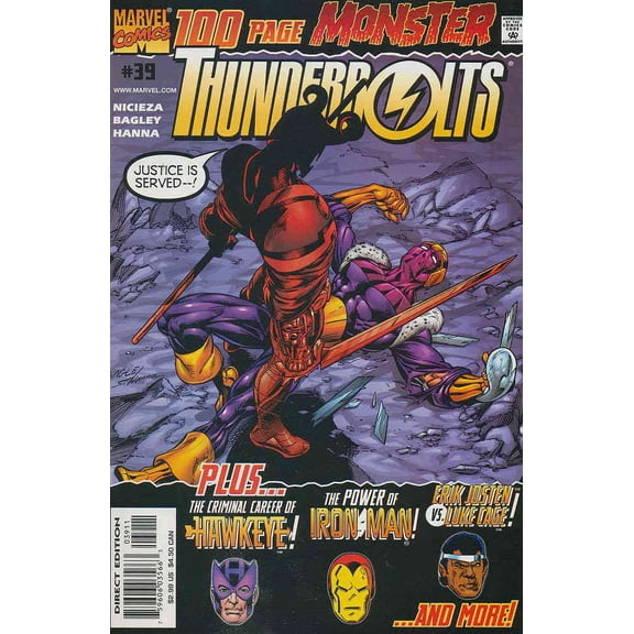 Thunderbolts #39 VF ; Marvel Comic Book