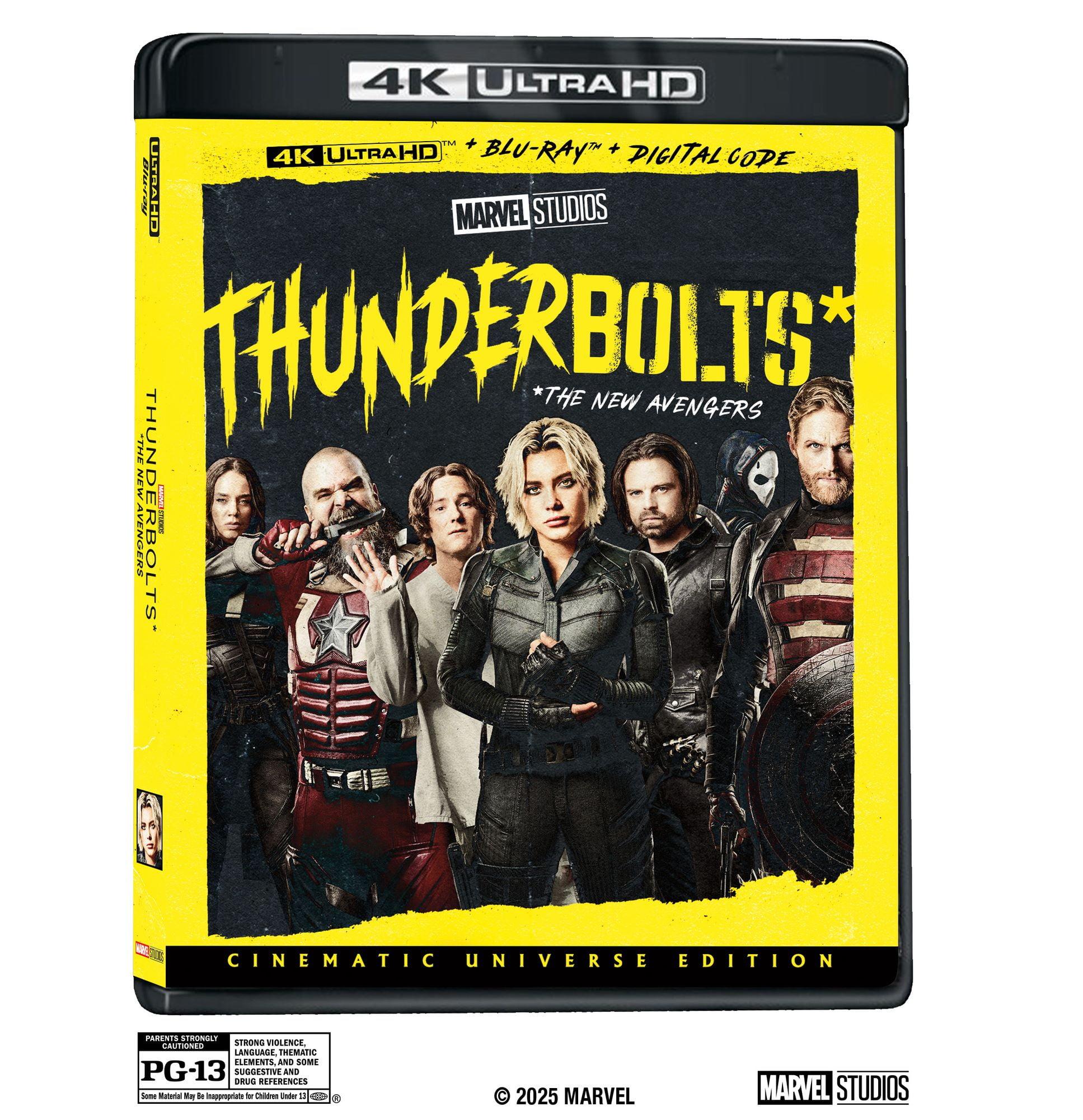 Thunderbolts* (4K Ultra HD + Blu-ray + Digital Copy) Walt Disney Pictures, Action & Adventure