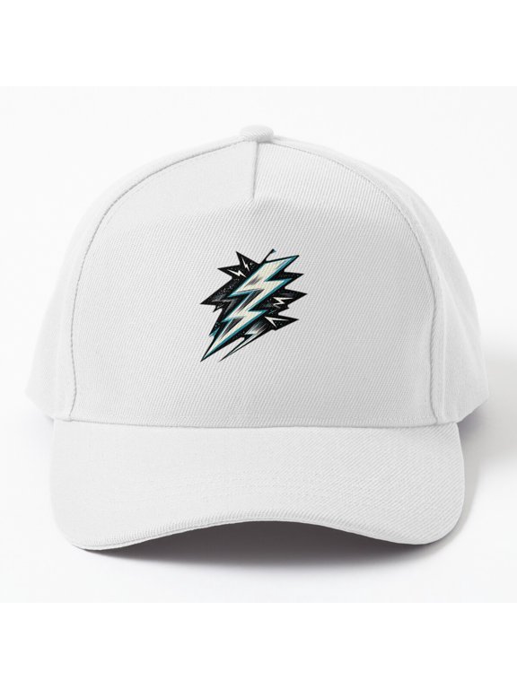 Thunderbolts Baseball Cap, Lightning Inspired Graphic Design, Casual Hat Style