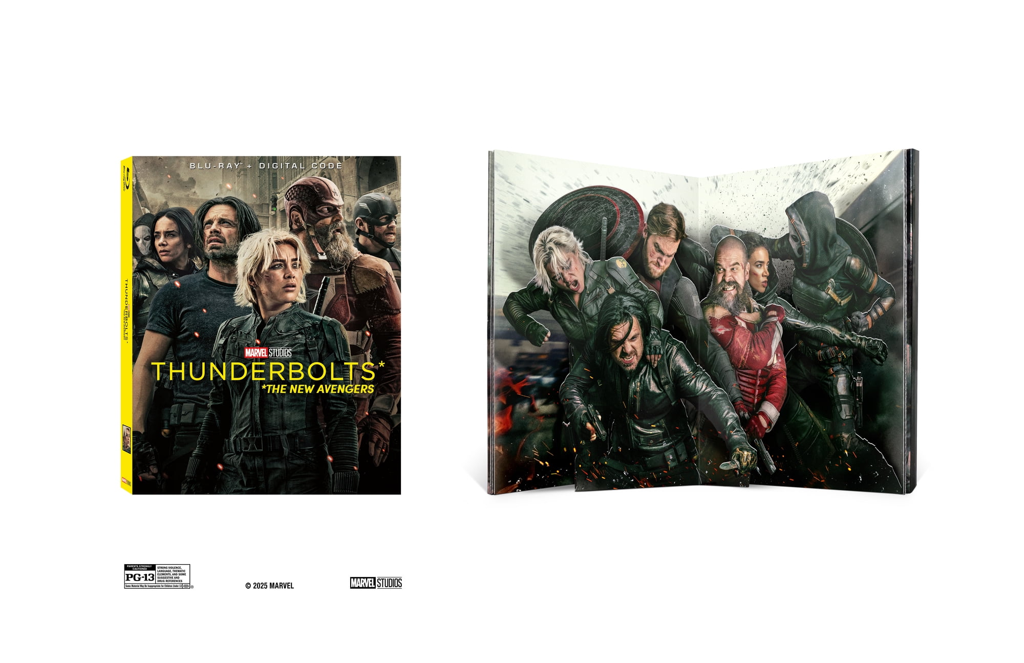 Thunderbolts* (Walmart Exclusive) (Pop Up O'Ring) (Blu-ray + Digital Copy) Walt Disney Pictures, Action & Adventure