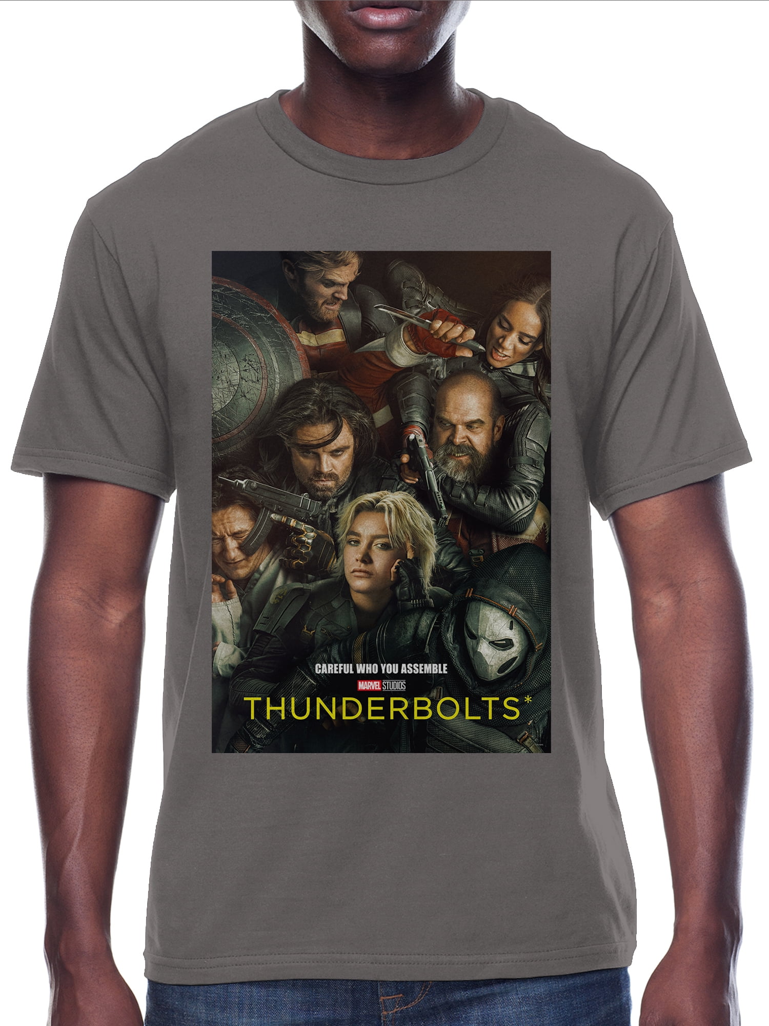 Thunderbolts, Men's & Big Men's Graphic Tee, Group Poster, Sizes S-3XL