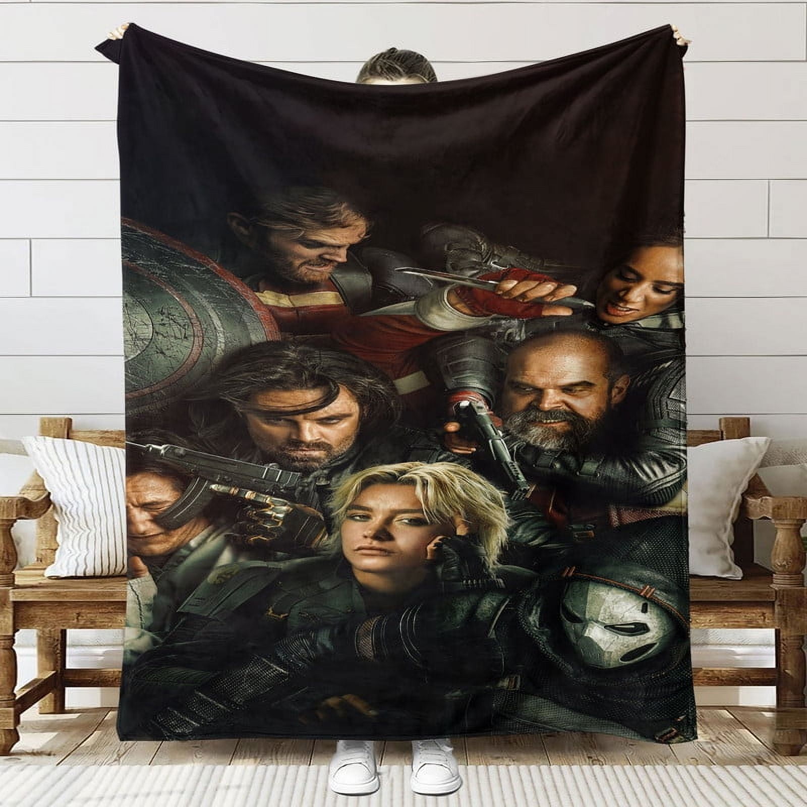 Thunderbolts Throw Blanket Gifts for Fans Lover Girls Boys Women Present Hoodie Him Bed 30"x40"