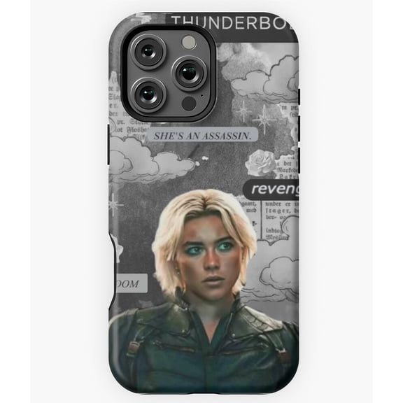 Thunderbolts Yelena Belova Collage Phone Case for iPhone 16 15 14 13 12 11 Pro Max