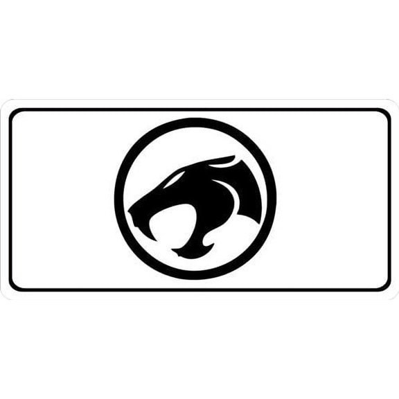 Thundercats Logo Photo License Plate