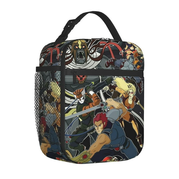 Thundercats Lunch Bag Portable Insulated Tote for Adults, Easy Carry for Office Business Trips or Breakroom Meals